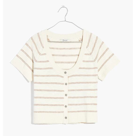 Madewell striped button sweater top - Picture 6 of 6